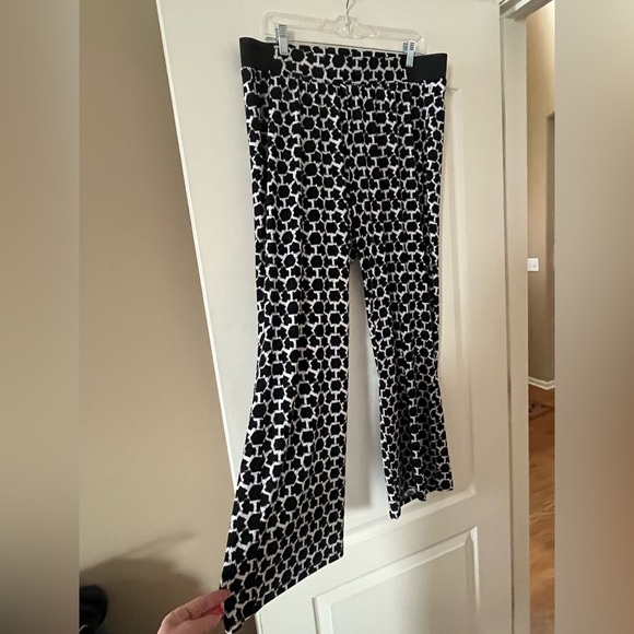 Jones Studio Stylish Black and White Patterned Women's Pants Size 1X - Picture 5 of 14
